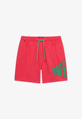 Superdry & Co SUPERDRY PRINTED LOGO 16-INCH SWIM SHORTS.. - Swimming shorts - paradise pink