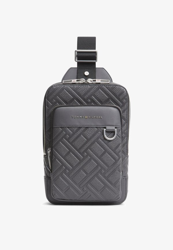 Tommy Hilfiger SLINGPACK - Cross body bag - dark grey