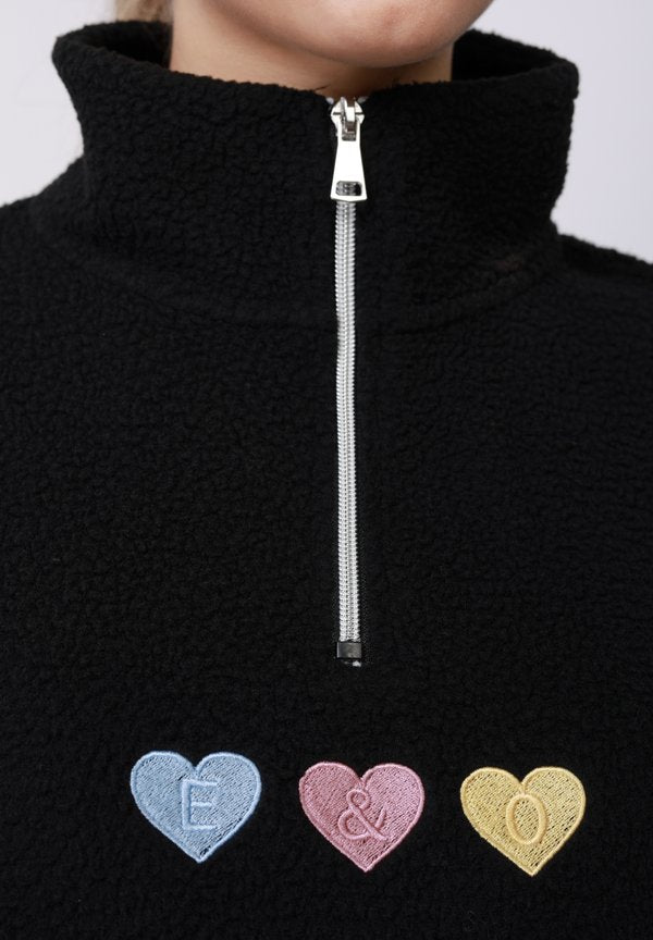 Even&Odd TEDDY QUARTER ZIP SWEATER