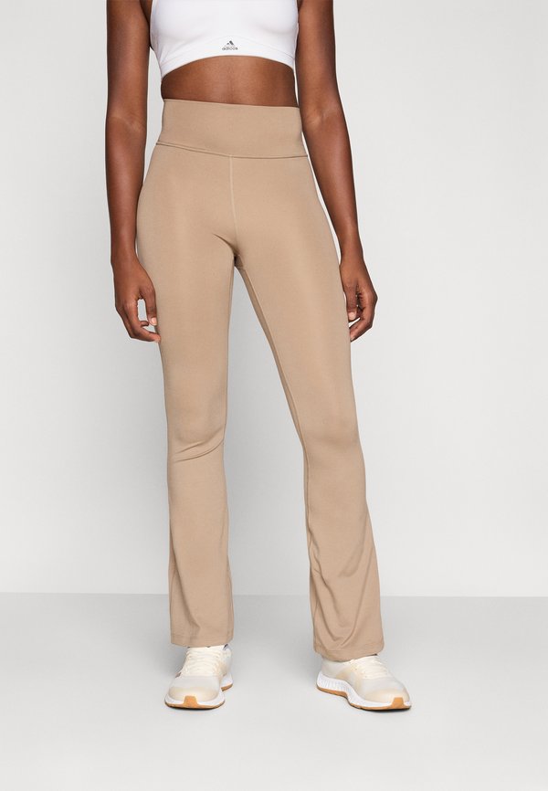 adidas Performance ALLME ESS FLARE - Leggings - chalky brown