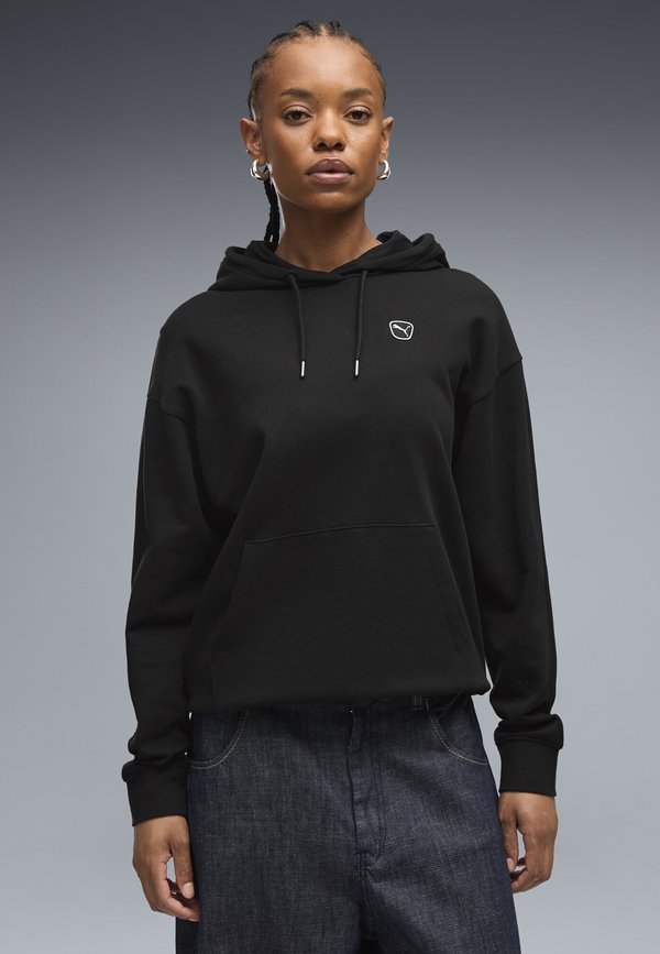 Puma ESSENTIALS ELEVATED HOODIE - Hoodie - black