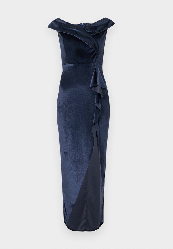 WAL G. HAILY RUFFLE MAXI