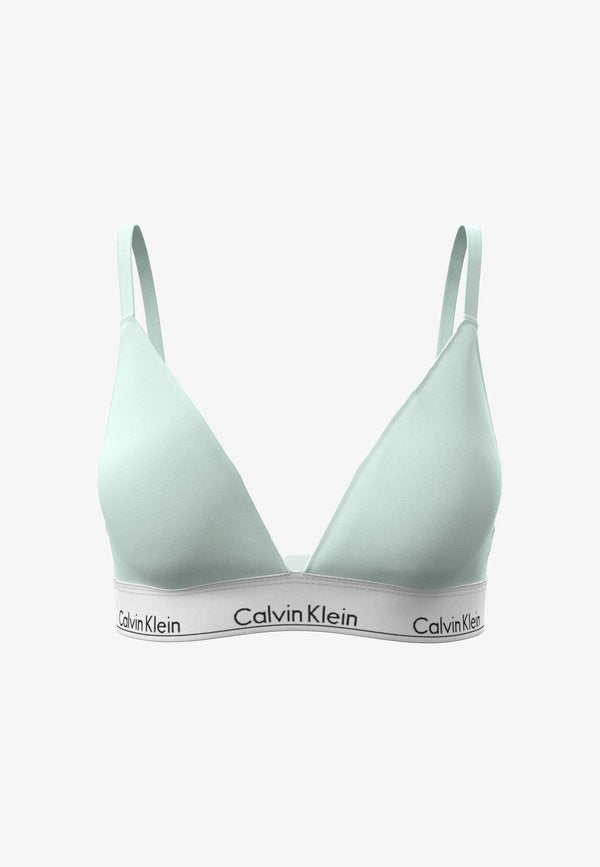 Calvin Klein LIGHTLY LINED TRIANGLE - Triangle bra - feel the mint