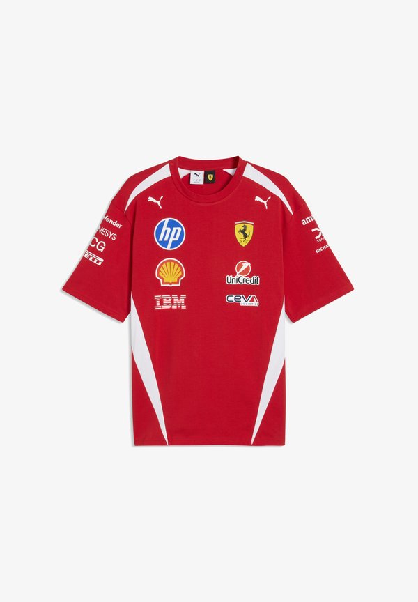 Puma SF REPLICA DRIVERS AUTHENTIC TEE - Print T-shirt - puma red
