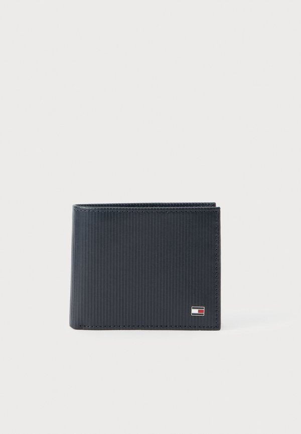 Tommy Hilfiger HILFIGER FLAG BIFOLD LEATHER CREDIT CARD WALLET - Wallet - space blue