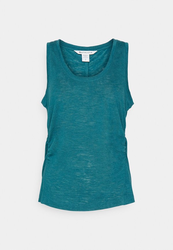 Athleta BREEZY RUCHED CROPPED TANK