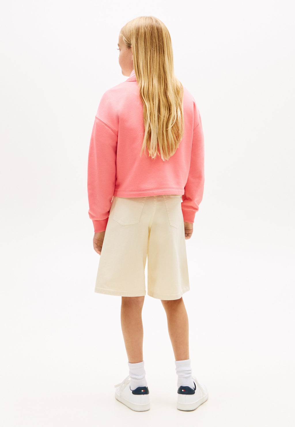 GLITTER LOGO RELAXED TERRY SWEATSHIRT Media 4