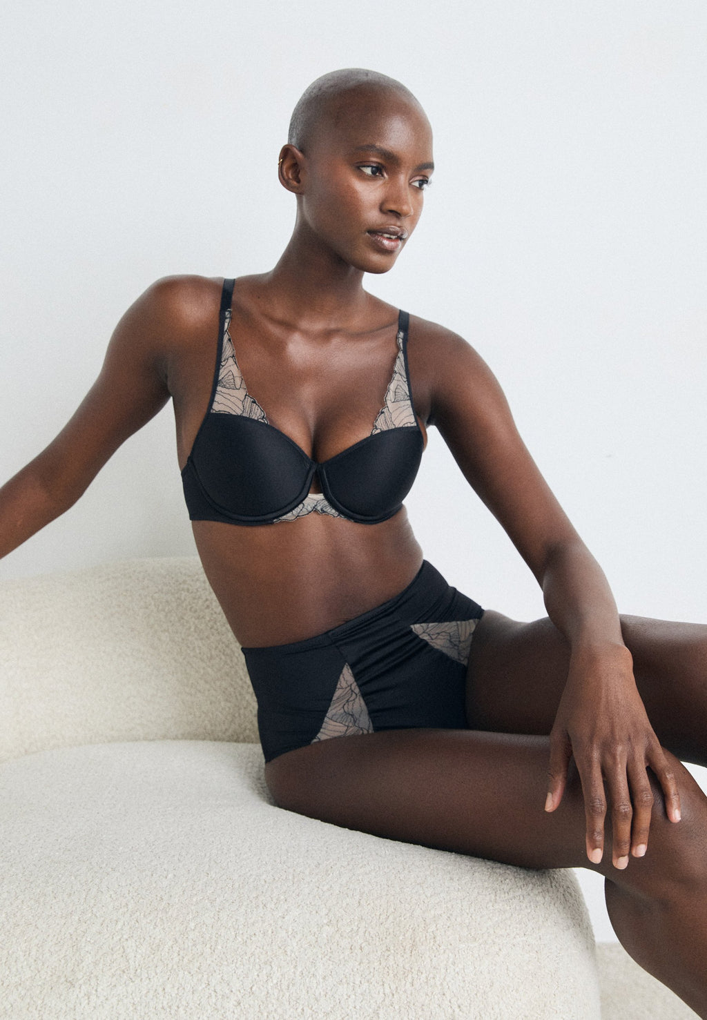 PULP TATTOO LOVE HALF CUP MEMORY BRA Media 2