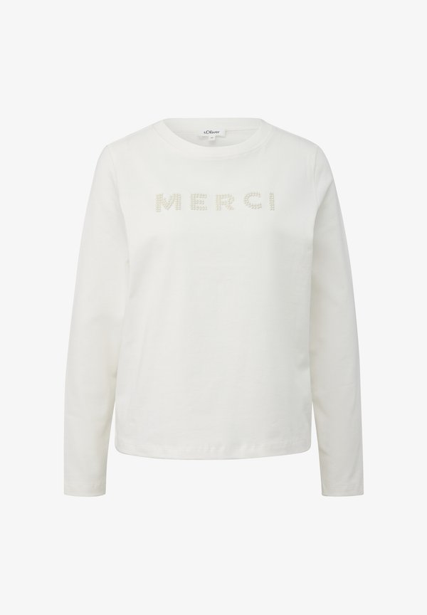 s.Oliver Long sleeved top - ecru
