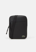 Lacoste FLAT CROSSOVER BAG UNISEX - Cross body bag - noir