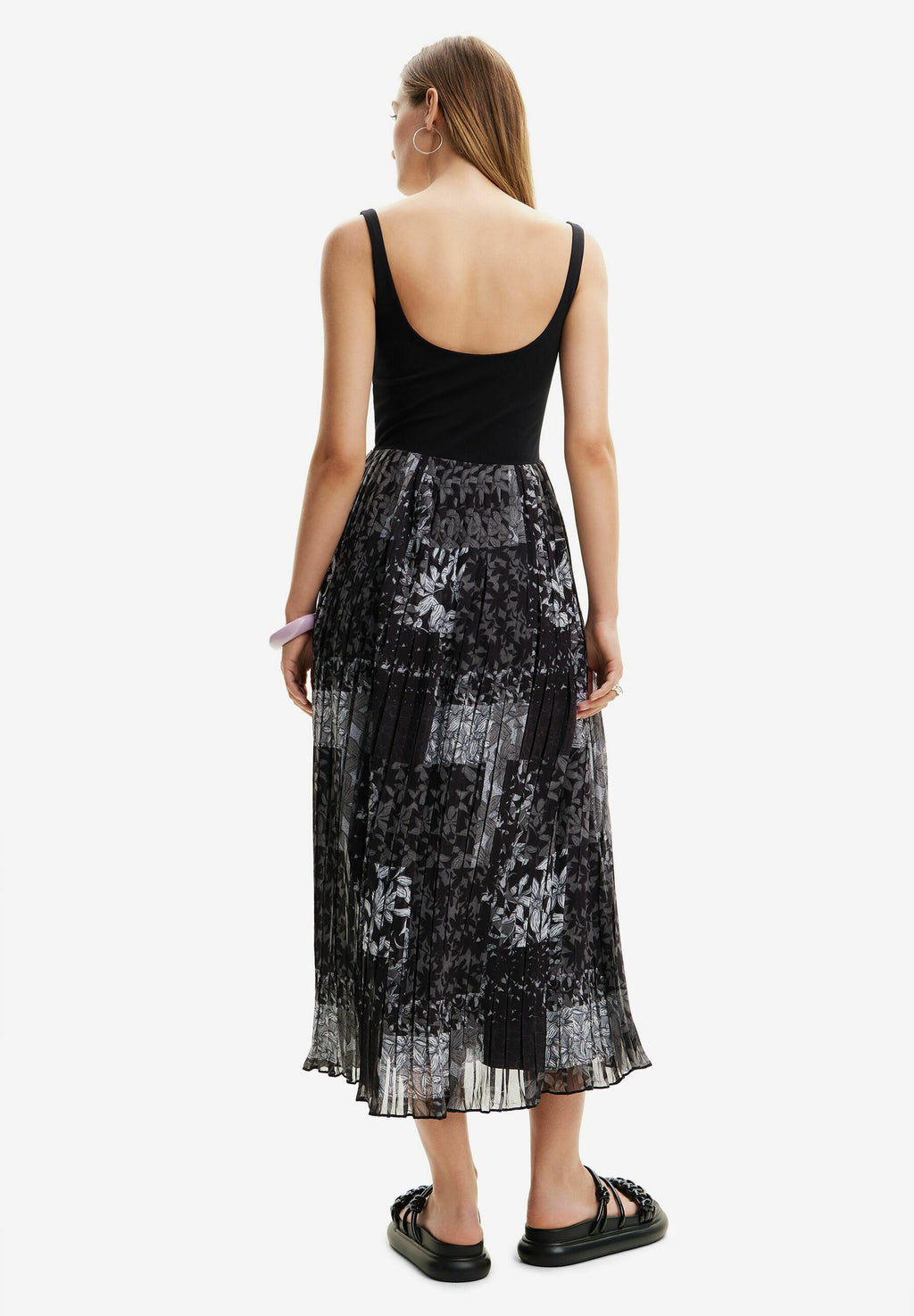 Desigual PLEATED COMBINATION MIDI