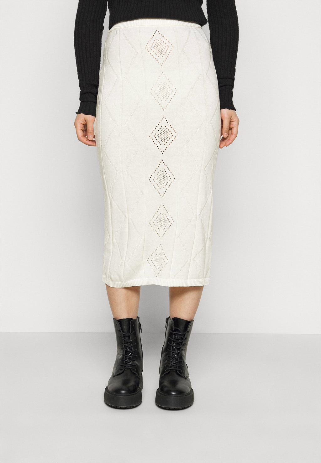 Glamorous Petite POINTELLE MIDI  SKIRT