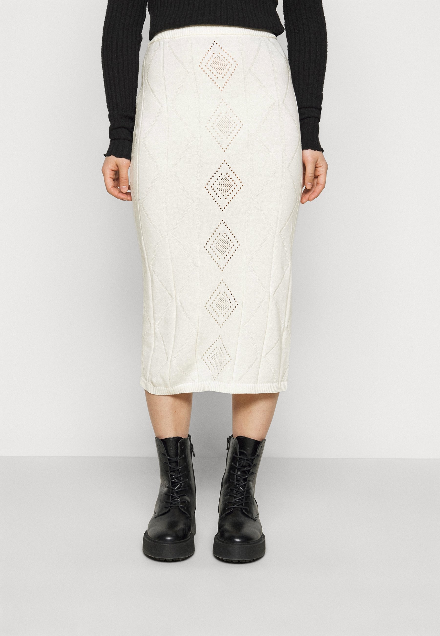 Glamorous Petite POINTELLE MIDI  SKIRT