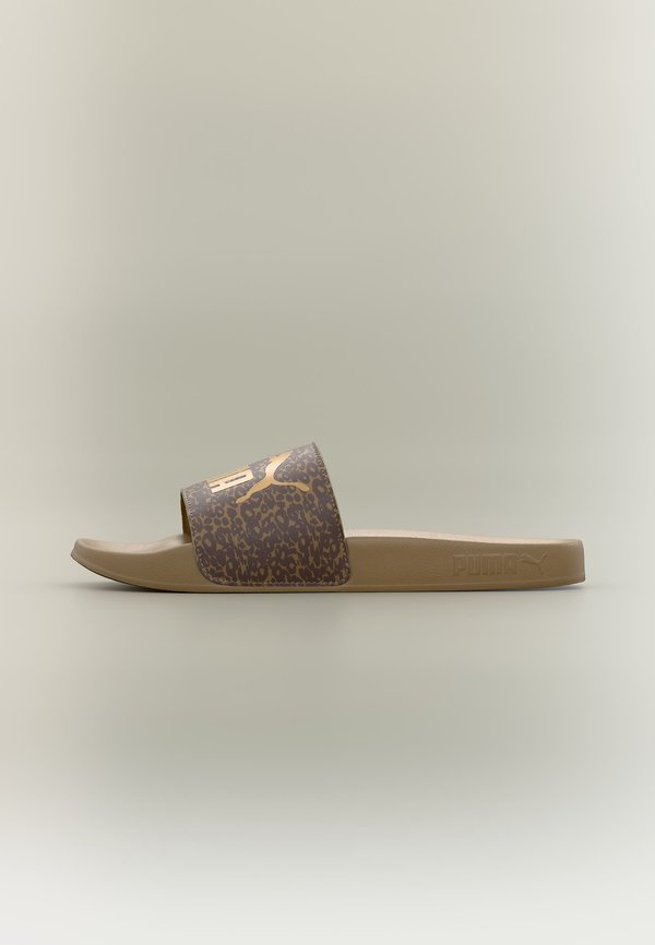 Puma LEADCAT 2.0 FELINE - Mules - soft taupe/chocolate fondue
