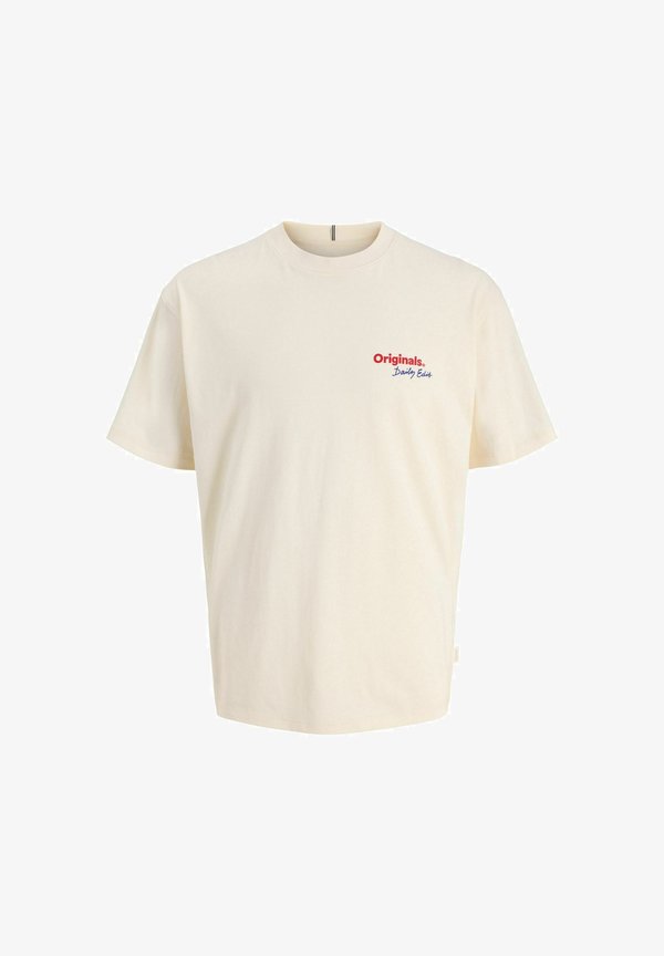 Jack & Jones T- - Print T-shirt - antique white