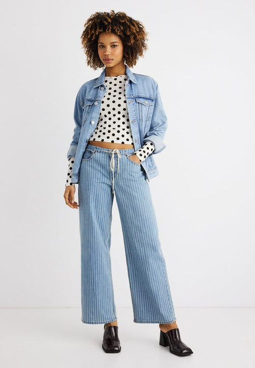 Abercrombie & Fitch LASER STRIPE LIGHTWEIGHT ULTRA LOOSE