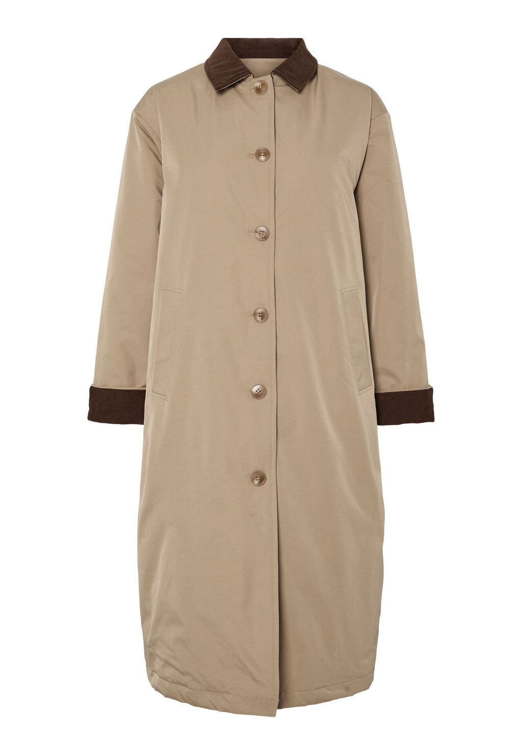Pieces PCJORMA LONG CORDUROY JACKET NOOS