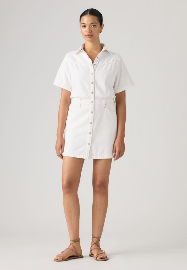 Levi's® LOGAN WESTERN DRESS - Denim dress - tooth fairy lightweight