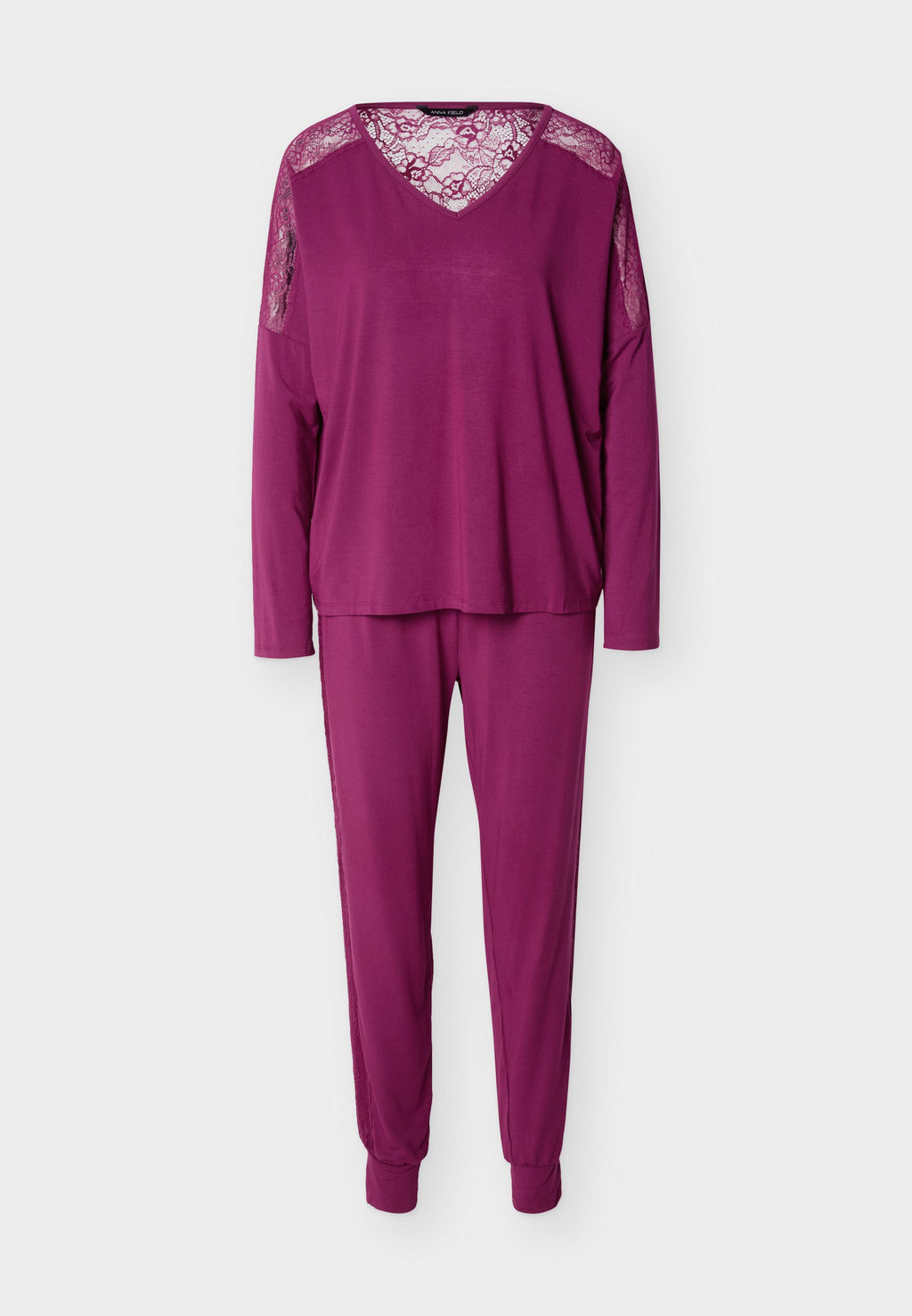 Anna Field MODAL & LACE NIGHTWEAR SET WITH LACE DETAIL