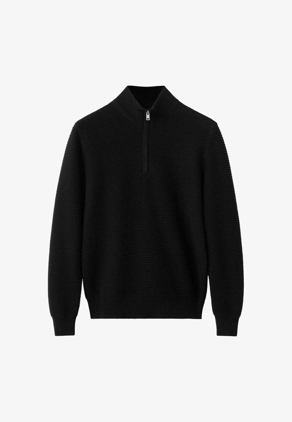 Mango Jumper - black