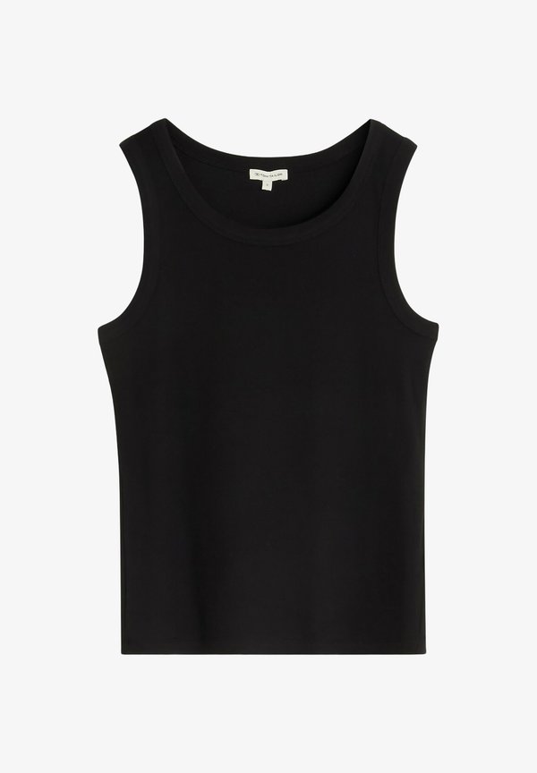 TOM TAILOR T-SHIRT TANK TOP - Top - deep black