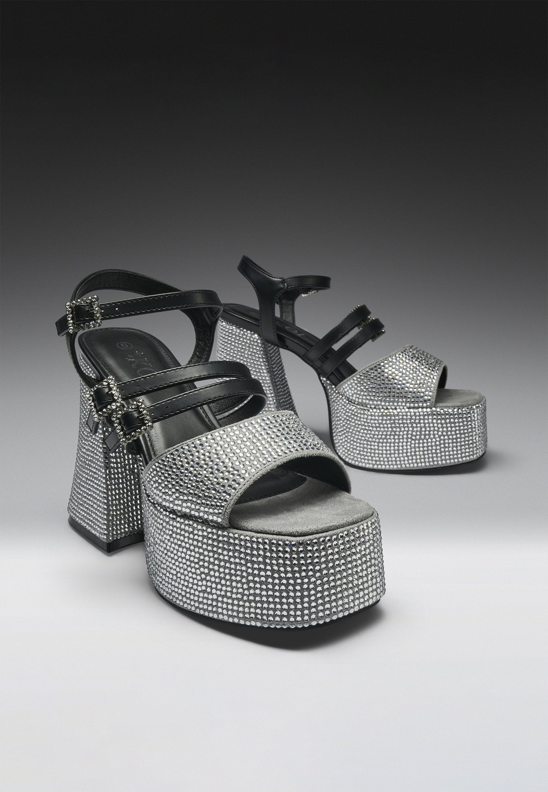Koi Footwear FELICITY CRYSTAL STRAPPY HEELS