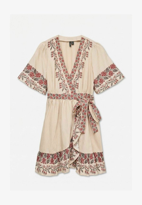 Vero Moda DRESS VMALIA SHORT DRESS - Day dress - shell