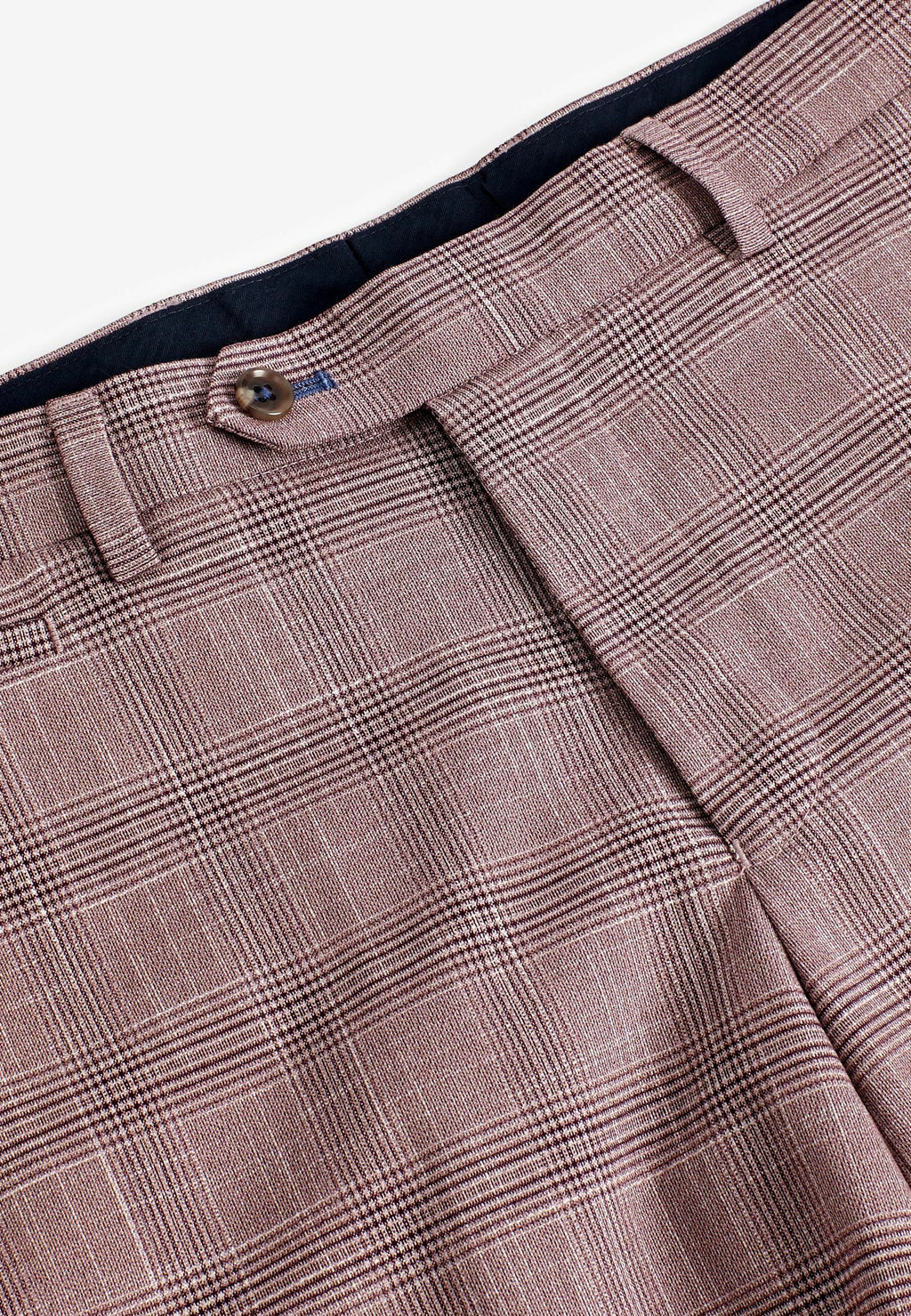 Next TAILORED CHECK SUIT TROUSERS CHINOS SLIM FIT