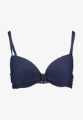 s.Oliver PADD WIRE - Bikini top - navy