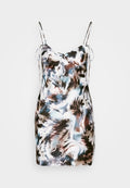 Weekday YUI MINI PRINTED SLIP DRESS