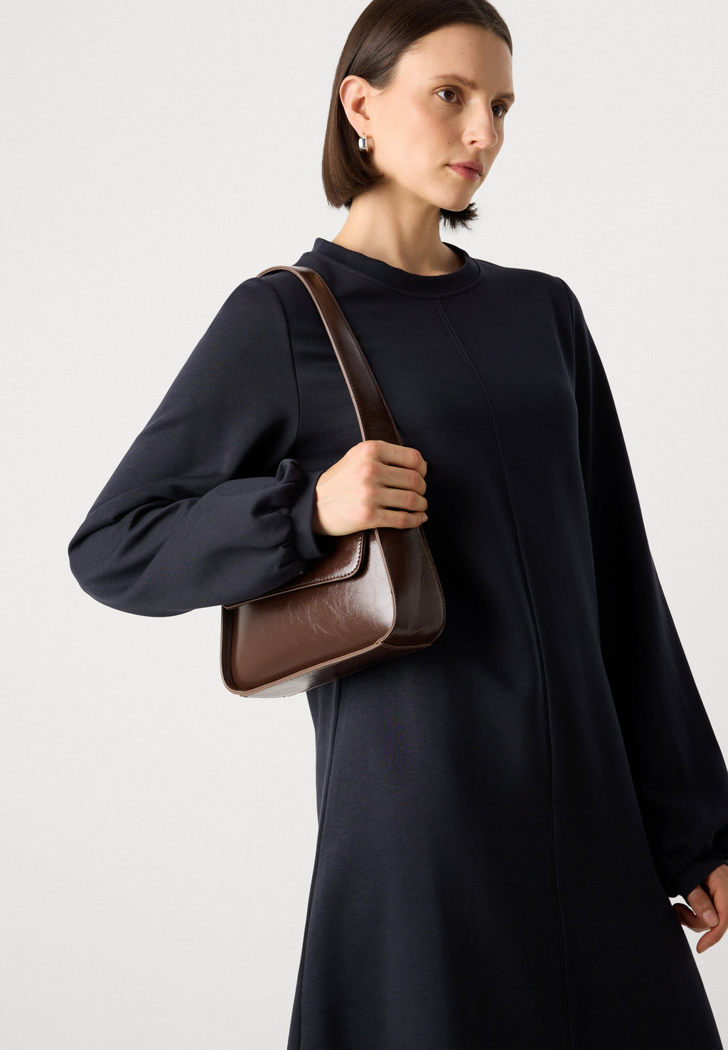 Marc O'Polo DRESS LONG SLEEVE ROUND NECK