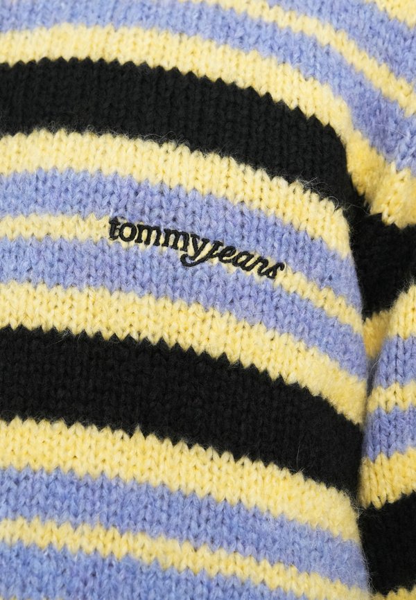 Tommy Jeans LOGO EMBROIDERY STRIPE JUMPER WITH ALPACA