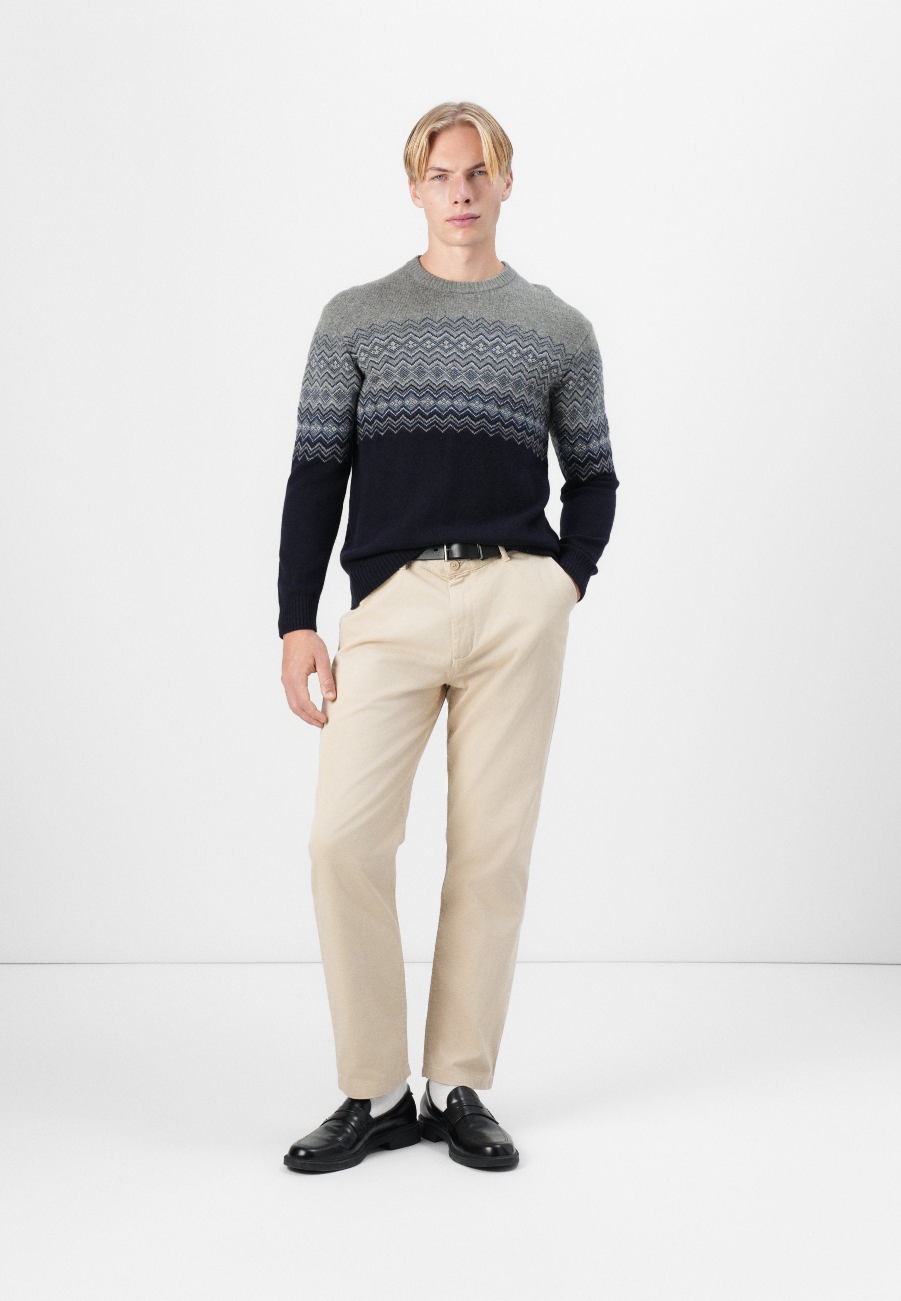 Hackett London FAIRISLE CREW
