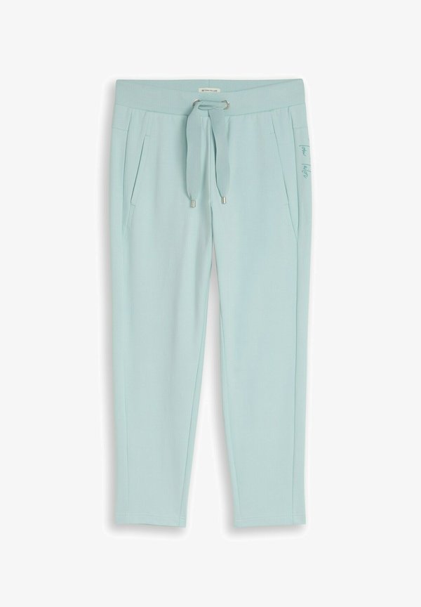 TOM TAILOR CROPPED JOGGER - Tracksuit bottoms - blue haze