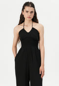 Hollister Co. MULTI WAY STRAPLESS SMOCKED WAIST JUMPSUIT