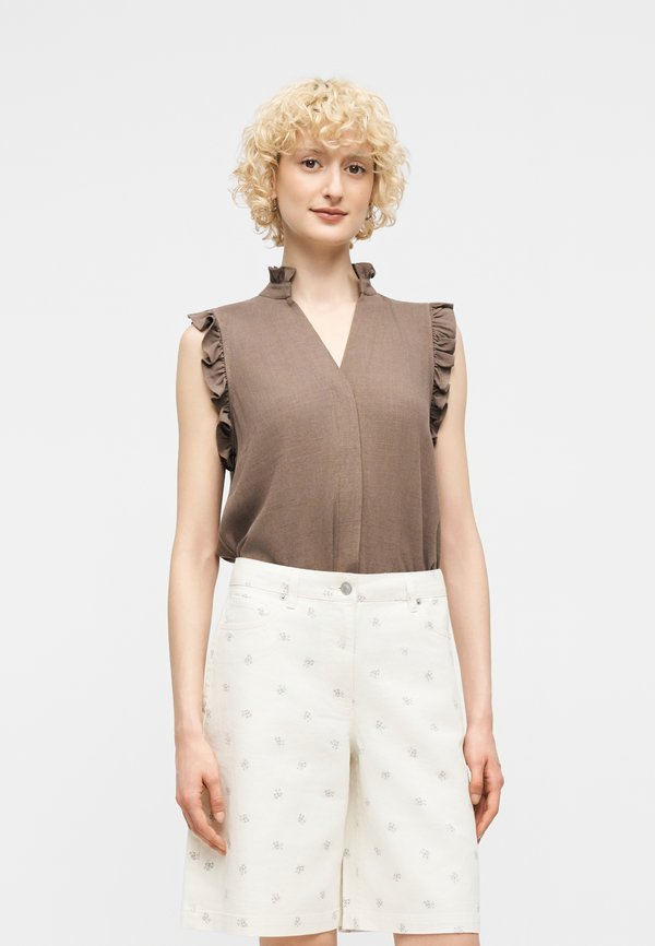 Selected Ruffle detail Sleeveless