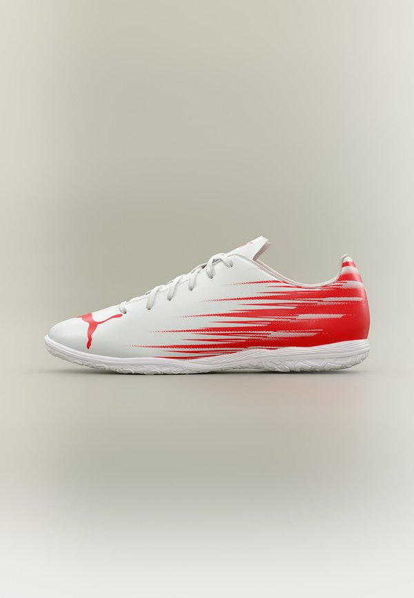 Puma ATTACANTO II IT - Indoor football boots - white/ultra red