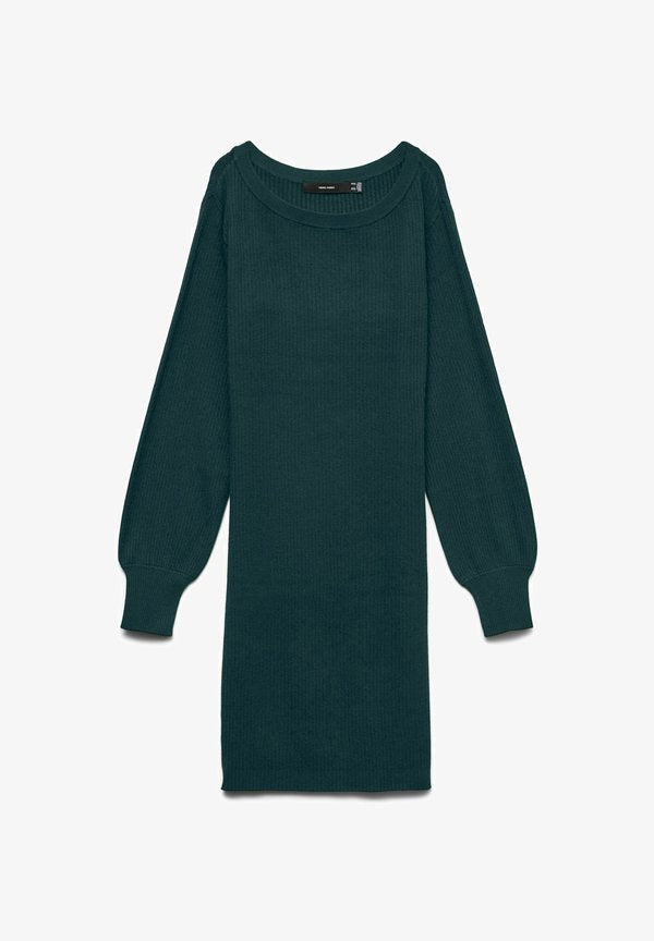 Vero Moda Knitted VMHOLLYKARIS Short - Shift dress - ponderosa pine