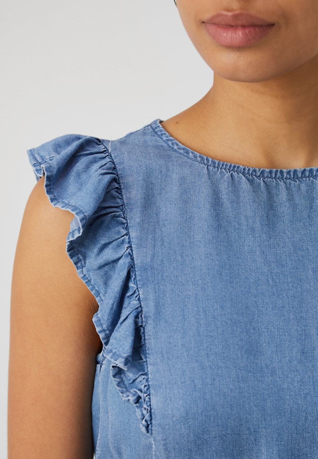 ONLY ONLPEMA FRILL BELT DRESS