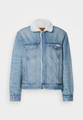 Calvin Klein Jeans 90S TRUCKER - Denim jacket - tinted thundra