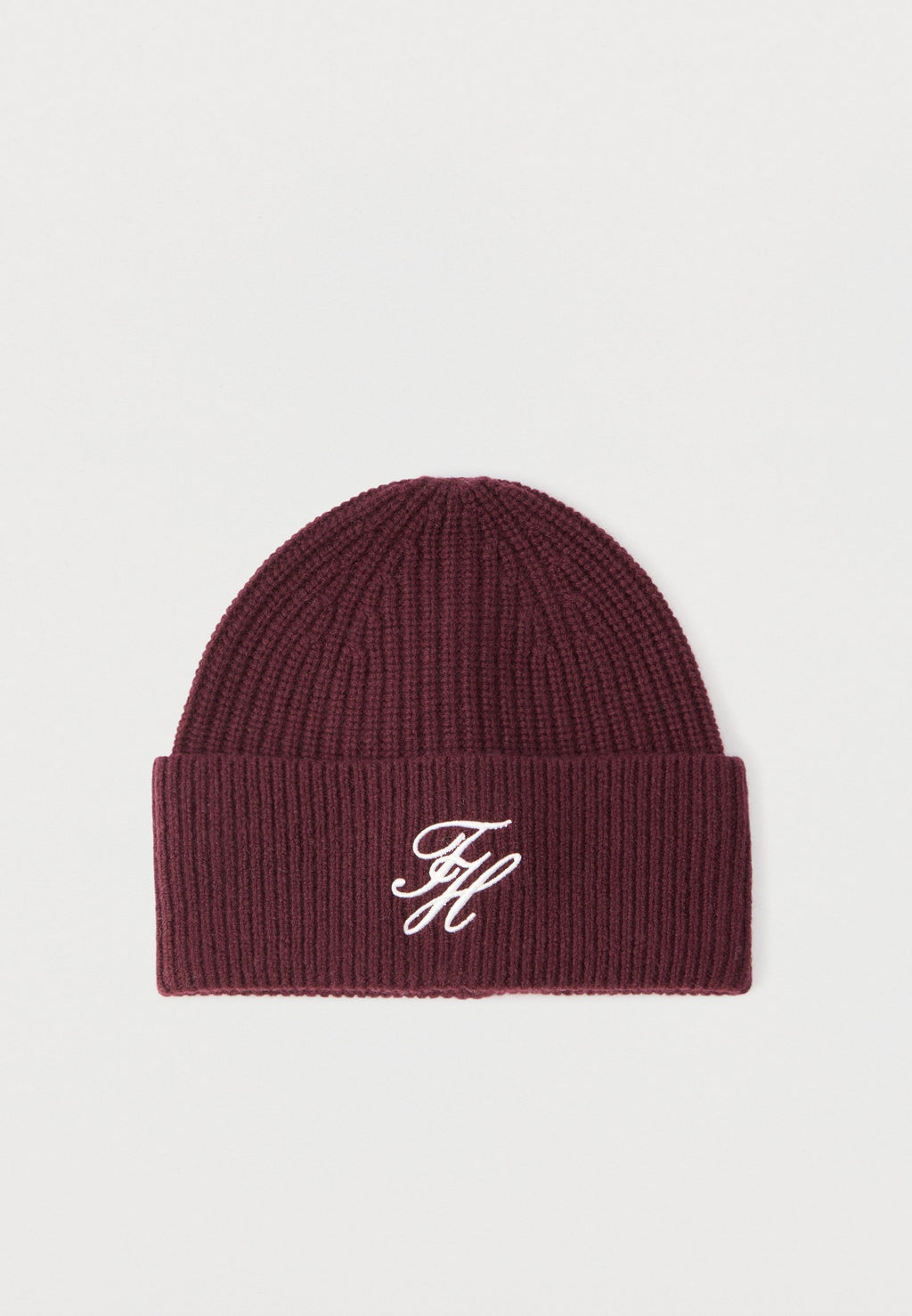 CASHMERE BLEND LOGO EMBROIDERY BEANIE Media 1