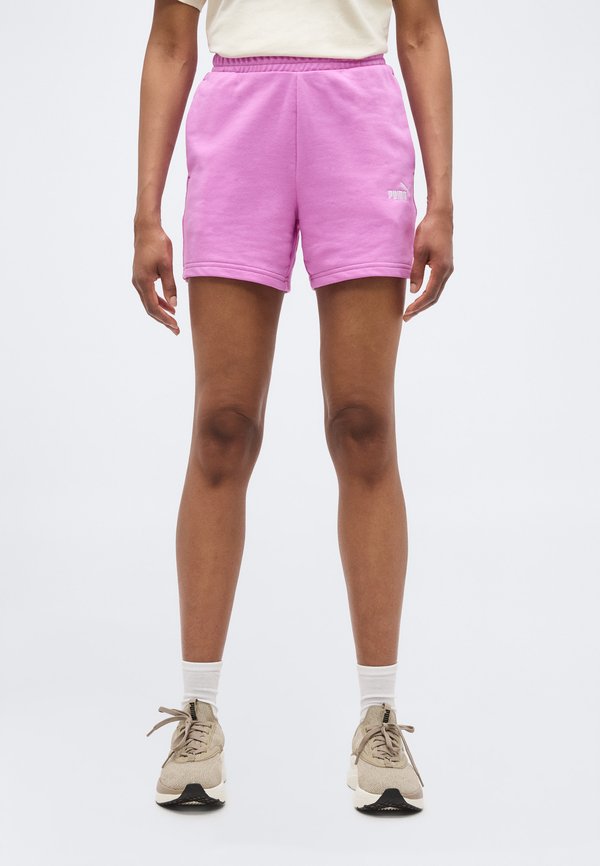 Puma SMALL LOGO HIGH WAIST - Sports shorts - mauve pop