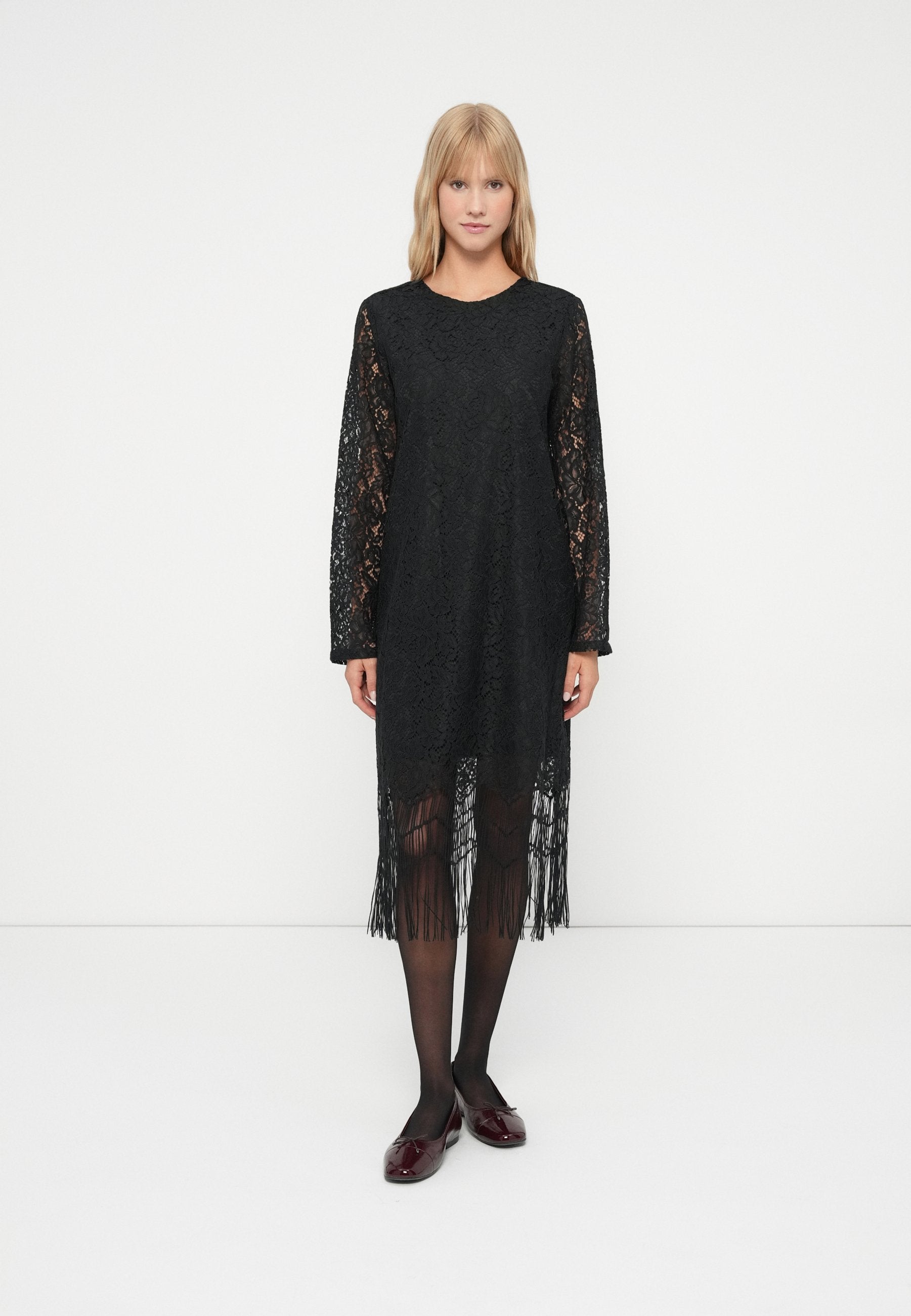 Selected SLFMIBELLE REGULAR SHORT LACE DRESS