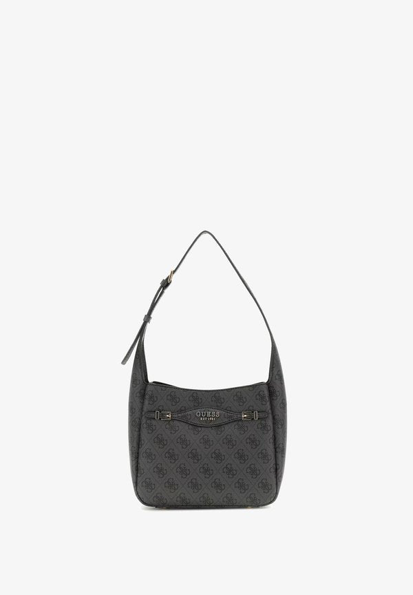 Guess Handbag - coal logo