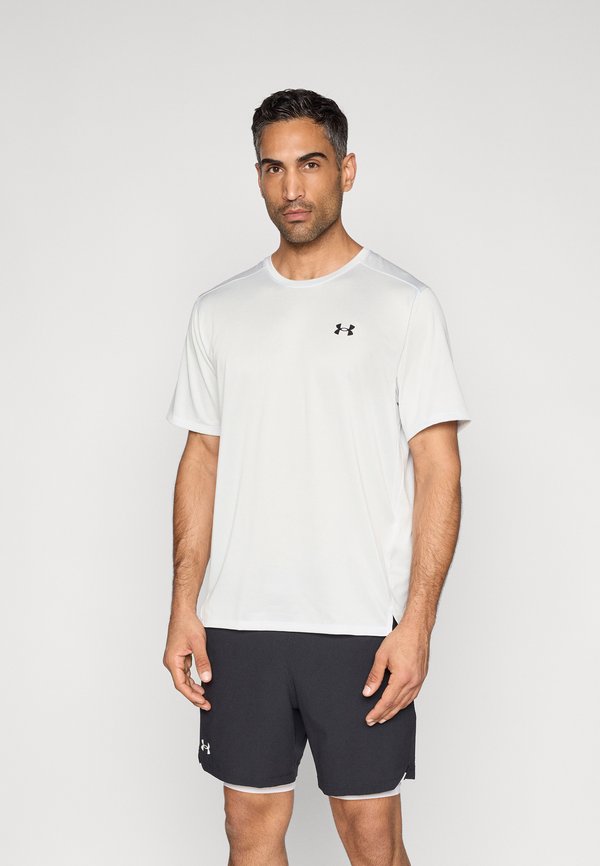 Under Armour TECH VENT - Sports T-shirt - white/black