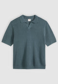 Levi's® DILLON OPEN COLLAR  - Polo shirt - dark slate