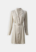 GRACE FLARE MINI BELTED DRESS Media 1