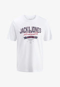 Jack & Jones T- - Print T-shirt - bright white