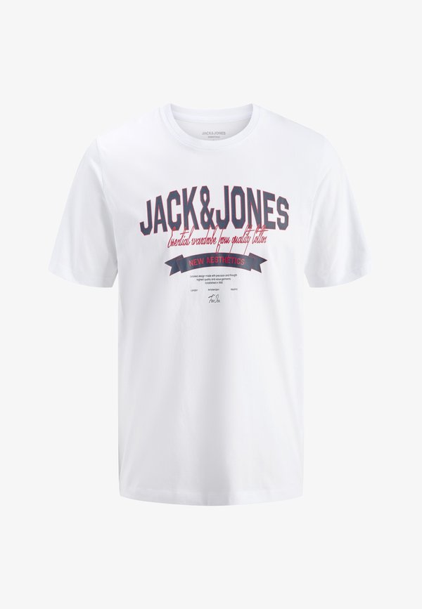 Jack & Jones T- - Print T-shirt - bright white