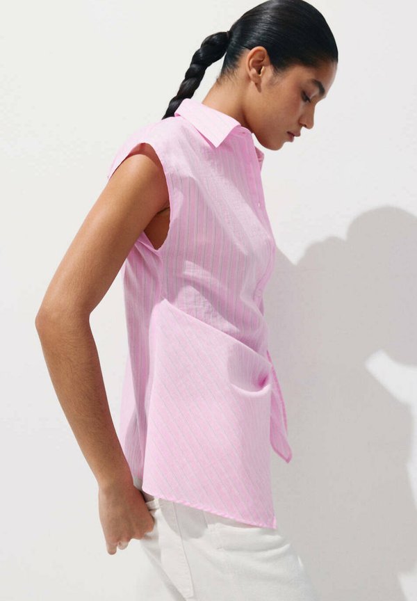 Mango ADULT - Button-down blouse - pink